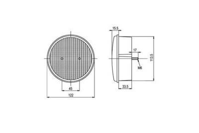 JOKON LED PERUUTUSV. 12V 122MM