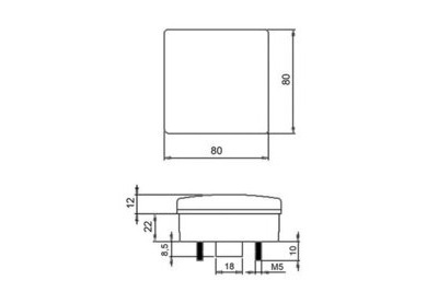 JOKON LED SUUNTAVALO 12V 80MM