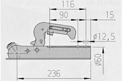 KUULAKYTKIN 750KG O60 AL-KO