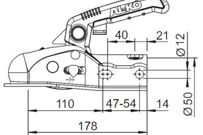 KUULAKYTKIN AK161 1600KG D50