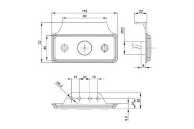 LED ETUVALO FT MD13KB 12-30V