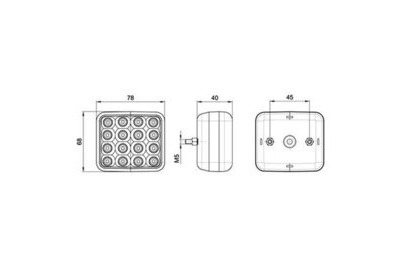 LED PERUUTUSVALO FT-041 12-36V