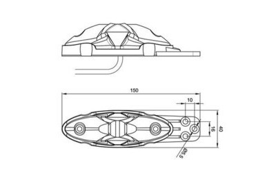 LED PUN/VALK ÄÄRIVALO 12-24V