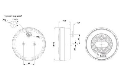 LED TAKAVALO 12-24V PIKALIITIN