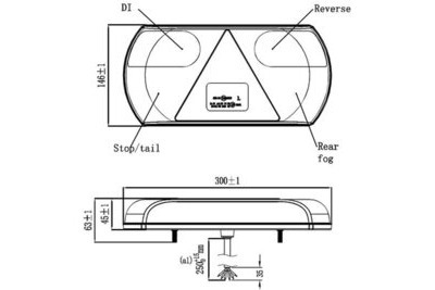 LED TAKAVALO 12V OIK + VASTUS