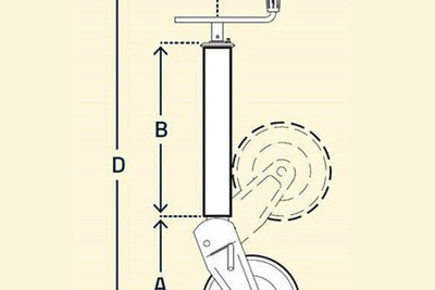 NOKKAPYÖRÄ SIMOL 1200KG TAITT
